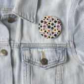 Niedliche Blumenmuster Button (Beispiel)