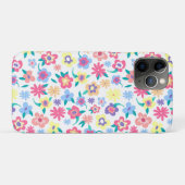 Niedliche Blumenmuster Case-Mate iPhone Hülle (Rückseite (Horizontal))