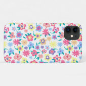 Niedliche Blumenmuster Case-Mate iPhone Hülle (Rückseite (Horizontal))
