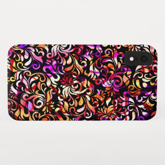 Niedliche Blumenmuster Case-Mate iPhone Hülle (Rückseite (Horizontal))