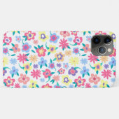 Niedliche Blumenmuster Case-Mate iPhone Hülle (Rückseite (Horizontal))