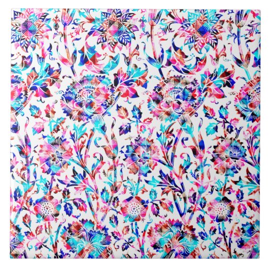 Niedliche Blumenmuster Fliese (Vorderseite)