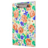 Niedliche Blumenmuster Klemmbrett (Links)