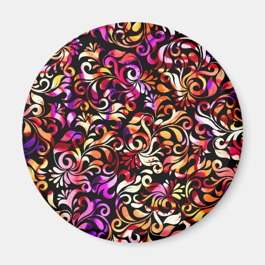 Niedliche Blumenmuster Magnet (Vorne)
