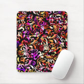 Niedliche Blumenmuster Mousepad (Mit Mouse)