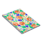 Niedliche Blumenmuster Notizblock (Rechte Seite)