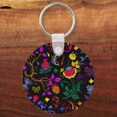 Niedliche Blumenmuster Schlüsselanhänger (Vorderseite)