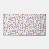 Niedliche Blumenmuster Schreibtischunterlage (Vorderseite)