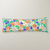 Niedliche Blumenmuster Seitenschläferkissen (Rückseite)