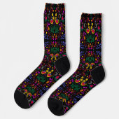 Niedliche Blumenmuster Socken (Linkes Detail)