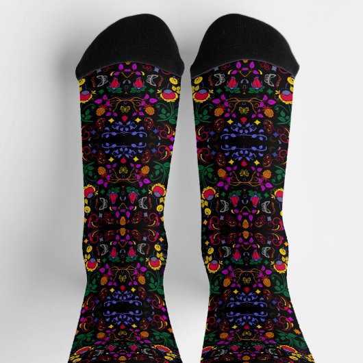 Niedliche Blumenmuster Socken (Oben)