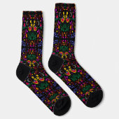 Niedliche Blumenmuster Socken (Rechts)