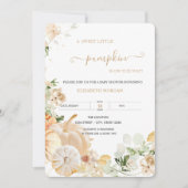 Niedliche Blumenpumpen Holzeinladung Einladung (Vorderseite)