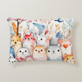 Niedliche Blumentiere niedliche Gestaltung Dekokissen