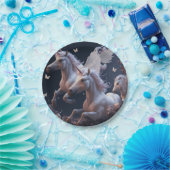 Niedliche Blumenzwiebeln fliegen Pony Paper Pl Pappteller (Party)