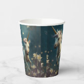 Niedliche Blumenzwiebeln fliegen wenig Pony Papier Pappbecher (Links)