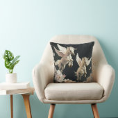 Niedliche Blumenzwiebeln mit Pony Throw Pil Kissen (Stuhl )