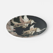 Niedliche Blumenzwiebeln Pappteller (Schrägansicht)