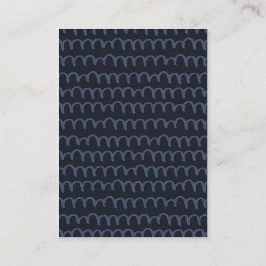 NIEDLICHE BLUSH BLAUE KLEINE MERMAID ANZEIGE BABY  BEGLEITKARTE (Rückseite)