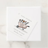 Niedliche Blush Blumenkartentoilettendusche Geschenkanhänger (Beispiel)