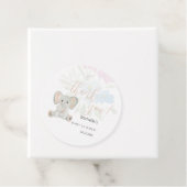 Niedliche Blush Elephant Aquarellfarben Geschenkanhänger (Beispiel)