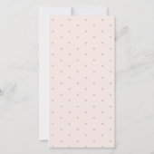 NIEDLICHE BLUSH WATERCOLOR BUTTERFLY WEDING INVITE DANKESKARTE (Rückseite)