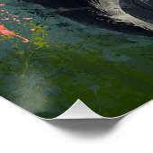 Niedliche Blushing Panda - Digitale Malerei Poster (Ecke)