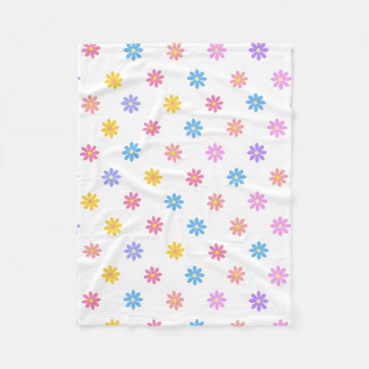 Niedliche Blüte Fleecedecke (Vorderseite)