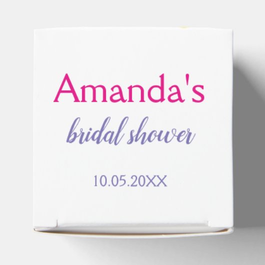 Niedliche Blüte Geschenkschachtel (Oben)