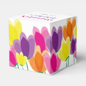 Niedliche Blüte Geschenkschachtel (Rückseite)