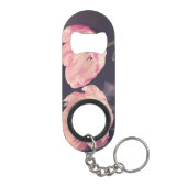 Niedliche blutende Tulipen - Personalisiert Mini Flaschenöffner (Rückseite)