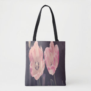 Niedliche blutende Tulipen - Personalisiert Tasche