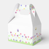Niedliche Blütendusche Geschenkschachtel (Rückseite)