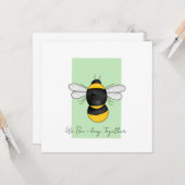 Niedliche Blütenkarte Karte (Vorderseite/Rückseite Beispiel)