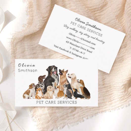 Niedliche Boarding-Visitenkarte Visitenkarte