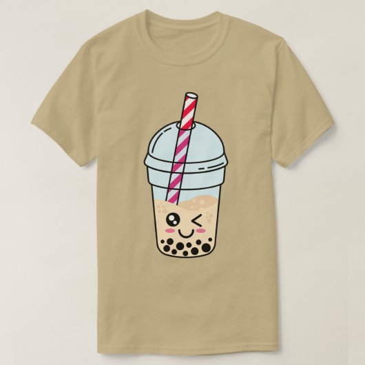 Niedliche Boba Blase Pearl Tapioca Milk Tee (Design vorne)