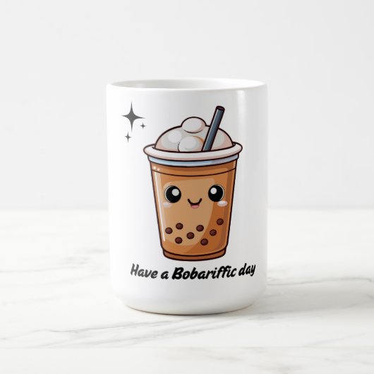 Niedliche Boba Tee-Tasse - Einen Bobarific Day Kaffeetasse (Mittel)