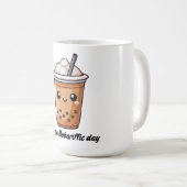 Niedliche Boba Tee-Tasse - Einen Bobarific Day Kaffeetasse (VorderseiteRechts)