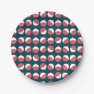 Niedliche Bobber Paper-Teller Pappteller