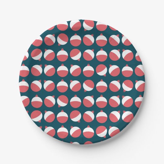 Niedliche Bobber Paper-Teller Pappteller (Vorderseite)