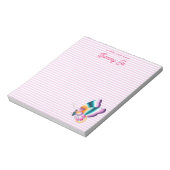 Niedliche Bohemische Butterfly Notizblock (Rotiert)