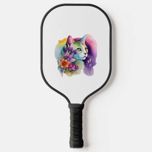 Niedliche Böhmische Katze Pickleball Schläger (Vorderseite)