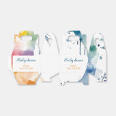 Niedliche BOHO Babydusche Geschenkschachtel (Ungefaltet)
