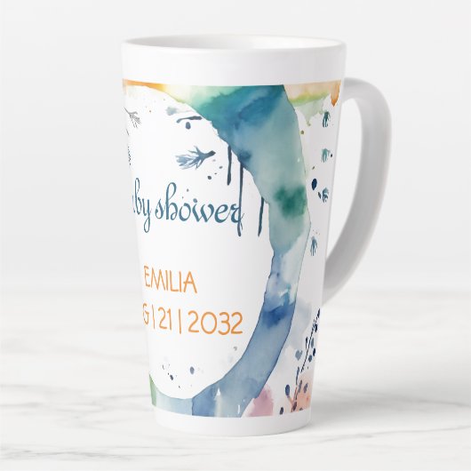 Niedliche BOHO Babydusche Milchtasse (Rechte Ecke)
