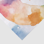 Niedliche BOHO Babydusche Seidenpapier (Detail)