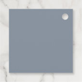 Niedliche Boho Clothesline Babydusche Geschenkanhänger (Rückseite)