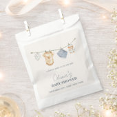 Niedliche Boho Clothesline Babydusche Geschenktütchen (Ausgeschnitten)