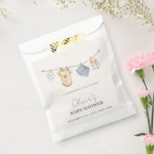 Niedliche Boho Clothesline Babydusche Geschenktütchen (Versiegelt)