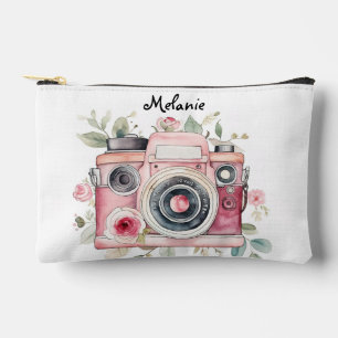 Niedliche Boho-Floral-Kamera Wasserfarbe Personali Zubehörtasche