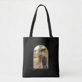 Niedliche BOHO Grad mit Golden Arch Foto und Jahr Tasche (Vorderseite)